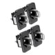 thumbnail image 1 of Anclajes de , Retráctil, , Clásico, Duradero, 1000 , Anclas de Pared Lateral para Caja de Camión, Se la la adaptaciónción a Accesorios de Coche 1 Negro DYNWAVEMX Amarre Anclas, 1 of 7