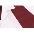 thumbnail image 2 of Liquid West Men's Classic Retro Bowling Shirt ( #1 - Burgundy/White, M), 2 of 3