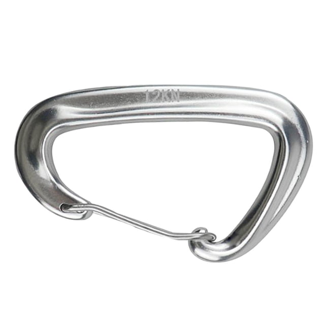 Mosquetón D para de perros de escalada y rappel, columpio de hamaca de ,84 cm Plata Baoblaze Mosquetón de camping