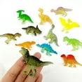 thumbnail image 4 of CQCYD Toys under $5 16Pcs Glow in Dark Mini Dinosaur Figures Birthday Party Favors Supplies Dino Cupcake Toppers Pinata Goodie Bags Stuffers Classroom Prizes Carnival Treasure Box Bulk Toy, 4 of 8