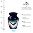 thumbnail image 2 of JAGASY Flying Eagle Urn for Ashes for Women - Small Birds Urn for Human Ashes Keepsake - Mountain Cremation Urns for Mother - Blue Funeral Urns for Mom & Dad - (3 Inch), 2 of 7