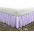 thumbnail image 5 of HNB Store Ruffled Bed Skirt Easy Fit 12" inch Drop | Microfiber Made | Decorative Short Queen Size Bedskirt | Lilac, 5 of 7
