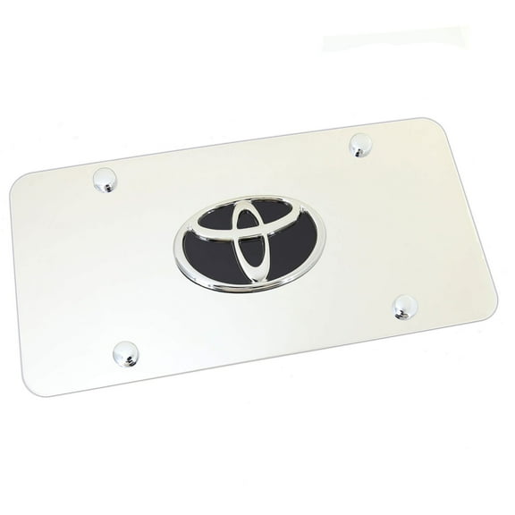 Toyota Logo License Plate (Black)