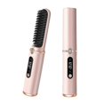 thumbnail image 1 of Women's Cordless Hair Straightener with Negative Ions, 30 Seconds Fast Heat-up, USB Rechargeable, Portable Travel Hair Straightener -GSL, 1 of 5