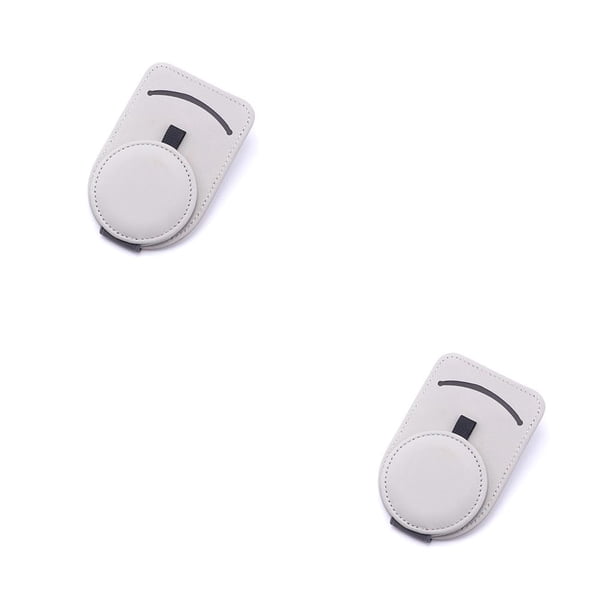 Speravity Estuche para gafas de coche, gafas de sol para sombra de sol, Clip para gafas, soporte de sujeción para gafas, accesorios interiores para Gris 2piezas Speravity CBP294878