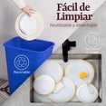 thumbnail image 4 of Platos Desechables Elegantes Plástico, Vajilla Fiesta, 50 Pz Berry Hip PLATOR-20, 4 of 7