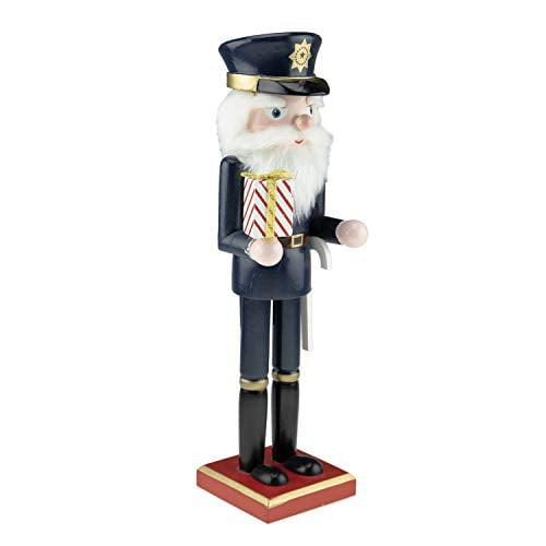 Festive Christmas Décor for Shelves and Tables Clever Creations Sailor 15 Inch Traditional Wooden Nutcracker