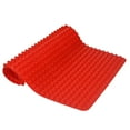thumbnail image 2 of ievspot 1 Pcs Baking Silicone Pyramid Mat,Large Red Pyramid/Raised Cone Shaped Silicone Mat for Grilling Cooking Baking Roasting, 2 of 8