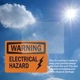 thumbnail image 6 of (2 Pack) Electrical Hazard OSHA Warning Sign 5 Inch X 3.5 Inch Vinyl Label Decal Sticker Weather Resistant, UV Protected for Workplace, Business, and Construction Site, Made in the USA, 6 of 7