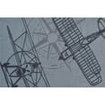 thumbnail image 1 of Outline Plane Area Rug, 2.8 x 4.8 in., Grey, 1 of 1