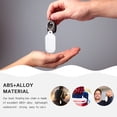 thumbnail image 5 of Floating Key Ring 6 Pcs Keychain Keyring Car Keychains for Keys Keyrings Abs Alloy Work White, 5 of 6