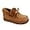 Brown, variant on Women's Winter Flat Boots Warm Durable Shoes Fur Lining Ankle Snow Boots Loafer Flats Platform Thick Plush Shoes