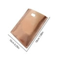 thumbnail image 3 of Huayishang Face Storage Bags 5 Pcs Reusable Easy To Clean Non Stick Toaster Bags For Sandwiches Pastries Pizza Slices, 3 of 8