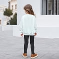 thumbnail image 7 of SNKSDGM Girls Girls Easter Outfits Size 10-12 Long Sleeve Spring Outfits for Girls 8 Girl's City Letter Printed Crew Neck Long Sleeve Hoodie and Leggings 7-8 Years, 7 of 7