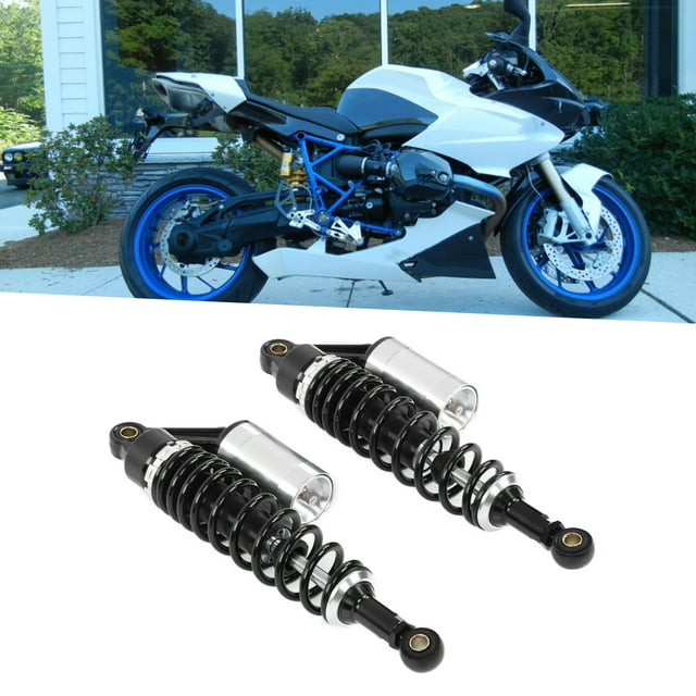 Pair 340mm Universal , Rear Suspension Spring Assisted For ATV/SUV, Shocks & Struts Load Adjust Shock Absorbers Replacement, Stable And Easy To Install