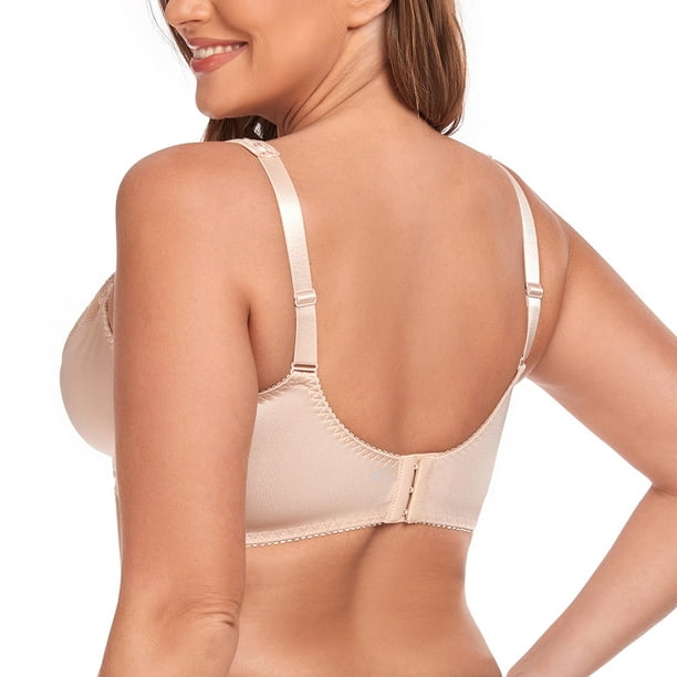 Women's Sexy Lace Embroidered Bras Full Coverage Unlined Underwire Plus  Size Bra 32G - Walmart Business Supplies