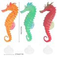 thumbnail image 2 of 3Pcs Aquarium Cheval de Mer Silicone Simulation Lumineuse Décor de Terrese(3.9in), 2 of 5