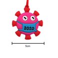 thumbnail image 2 of [Yuexinghui] Ornamento De Muñeca De Virus De árbol De Navidad 2021 Procesado Por IP --- 4PCS ANGGREK Good Luck Face Cover, 2 of 7