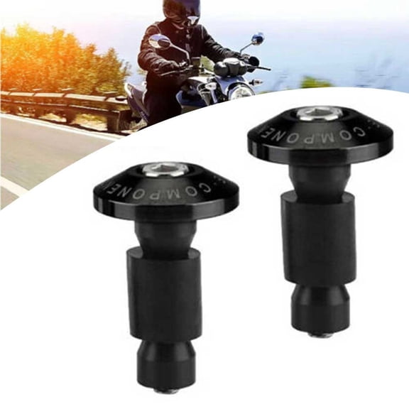 2Pcs 7/8" 22mm CNC Motorcycle Bar Ends Handlebar Slider Grips Cap Replacement