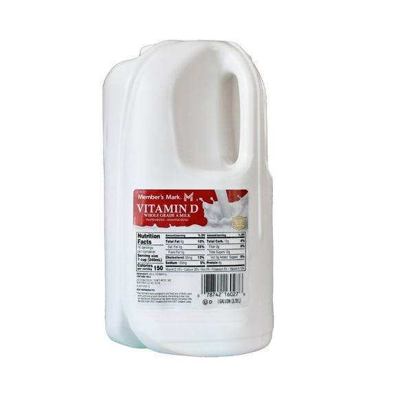 Member's Mark Vitamin D Whole Milk 1 gal.