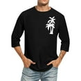 thumbnail image 1 of Birdeem Chemises pour Hommes Imprimé Col Rond Mode Décontractée Manches Courtes Blouses, 1 of 9