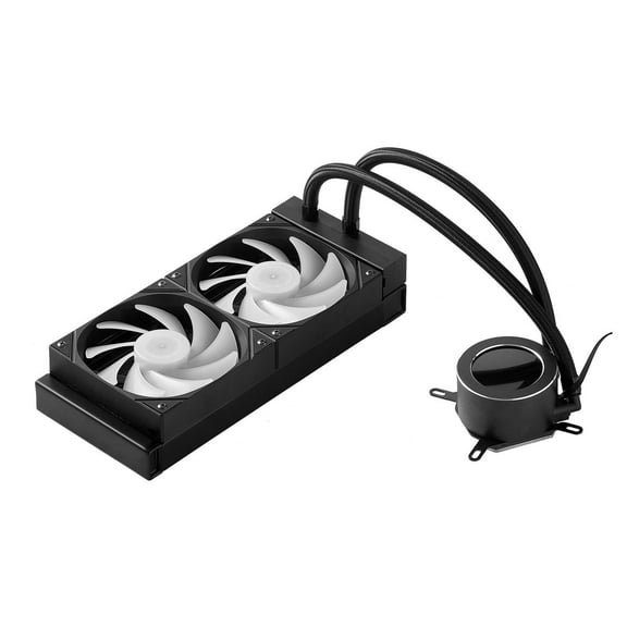 120mm PWM Fan AIO CPU Liquid Cooler with ARGB Lighting - Advanced PC Cooling System