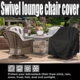 thumbnail image 6 of 2pcs Outdoor Swivel Lounge Chair Cover, Lawn Patio Chairs, Waterproof Heavy Duty Patio Rocking Chair Covers for Outdoor Furniture,, 6 of 7