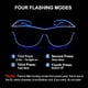 thumbnail image 4 of (white)wireless Led Light Up Glasses 2 Pack Glow In The Dark Neon Glasses For Rave Party, 4 of 5