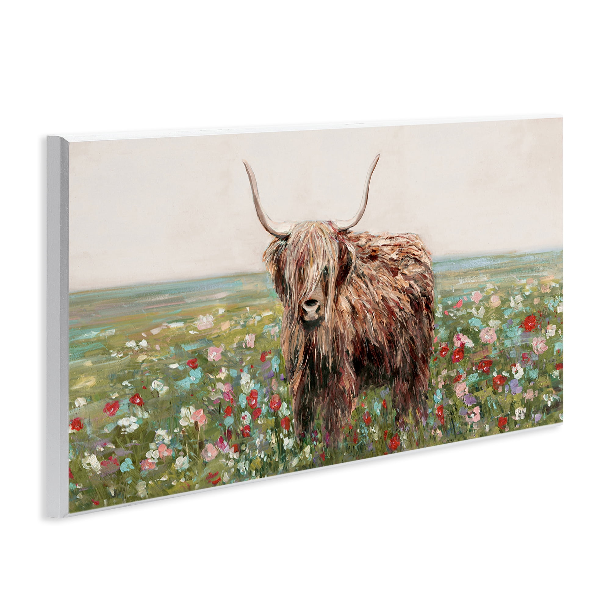Stupell Industries Grazing In Poppy Field Wall Plaque Art, design by Sally Swatland