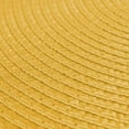 thumbnail image 5 of Clearance! FNGZ Place Mat 6Pcs Yellow Round Polypropylene Woven Placemat Yellow, 5 of 9