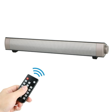 Bluetooth Soundbar for TV, EEEKit Wireless Bluetooth 4.0 Speaker Sound Bar with Built-in Subwoofer for TV, Home Theater,