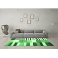 thumbnail image 3 of Ahgly Company Indoor Rectangle Patchwork Emerald Green Transitional Area Rugs, 2' x 3', 3 of 4