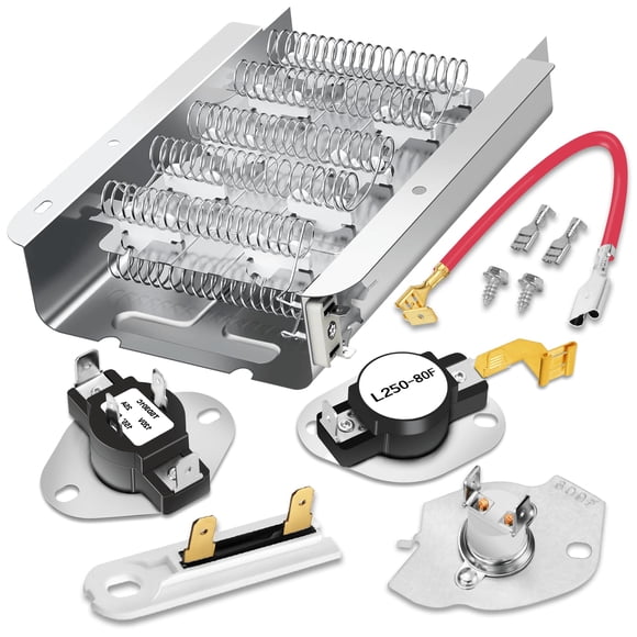 Elemento calefactor de secadora Pulluty 279838 para Whirlpool Maytag