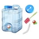 thumbnail image 4 of Jarra de agua, contenedor de agua para acampar, almacenamiento de agua con espita, sin fugas, tanque de agua de emergencia portátil para acampar al Con tapa de manguera, 4 of 8