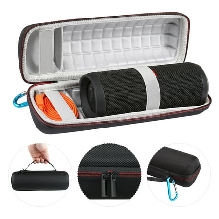 Waterproof Speaker Case - TSV Hard Carrying Travel Case for JBL Flip 3 4 Waterproof Portable Bluetooth Speaker
