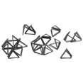 thumbnail image 4 of 100Pcs Triangular Paper Clips Durable Metal Rustproof Triangular Design Cute Paper Clips for Memo Documents Papers, 4 of 5