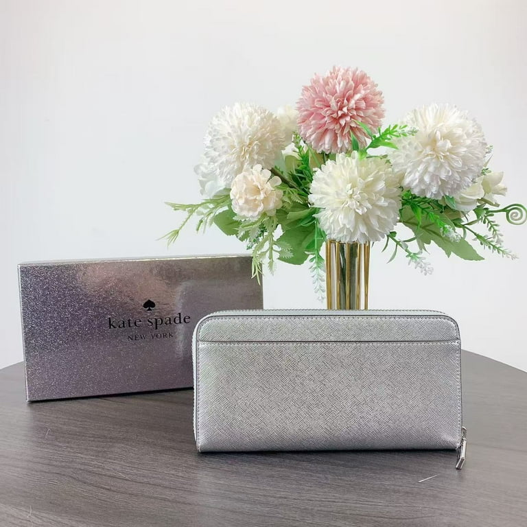 Kate Spade KJ020 Kenzie Boxed Metallic Large Continental Wallet IN