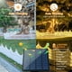 thumbnail image 2 of Luces solares para jardín Hopolon, paquete de 4, 144 LED, color blanco, 2 of 7