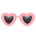thumbnail image 2 of Pink Peach Heart Sunglasses Polarized Sunglasses for Women Sunglasses for Women Plastic Trendy Classic Retro Womens Sunglasses Men Driving Sun Glasses UV Protection One Size, 2 of 5