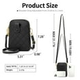 thumbnail image 4 of FALAN MULE Small Crossbody Bags for Women Trendy,Genuine Leather Cell Phone Bag Wallet Purses with Adjustable Strap, 4 of 7