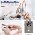 thumbnail image 5 of Kit de manicura y pedicura, cortaúñas, uñas de manos y pies, tijeras Vibrissac, 5 piezas, las mejores herramientas de cuidado para hombres y mujeres con estuche de viaje (gris/negro_A) (gris/negro_A), 5 of 5