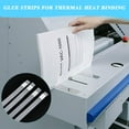 thumbnail image 7 of 60Pcs Thermal Glue Strips With Mesh Backing, 0.47inch/12mm for Book Binding Repair, Hot Melt Adhesive With 86-100 Sheet Capacity, 7 of 7