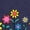 NAVY, variant on Pokémon - Azumarill Flowers - Youth Boys Long Sleeve Graphic T-Shirt