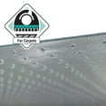 thumbnail image 3 of Floortex Ultimat 46 x 53 In Durable Office Chair Mat for Hard Floors, Clear, 3 of 12