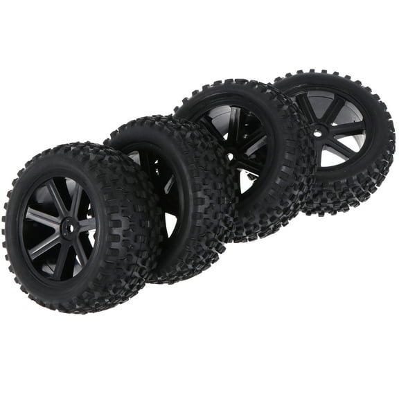 WORGEOUS  4 Pcs Garbage Truck Toy Vehicles Dirt Bike Accessories Black