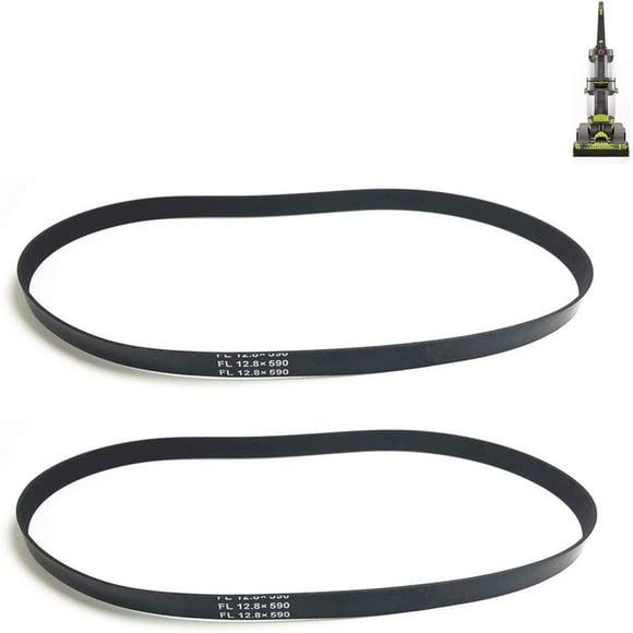 DEELLEEO Replacement Belts for Hoover FH51010 FH51050 Dual Power Max Carpet Cleaner Vacuum Compatible with Models FH51000 FH51001 FH51002 Parts 440005536(2 Belt)