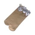 thumbnail image 1 of Minnieouse Calcetín con lazo, calentador de piernas, buena elasticidad, resistente al desgaste, lavable, cálido, bonito, encantador, de Medias Color de piel/Blanco, 1 of 6