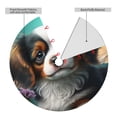 thumbnail image 2 of Sikiie Cute Flower Puppy Butterfly 30-48 inches {designName} Print Christmas Tree Skirt Snowman Xmas Tree Skirt with Edge Christmas Decorations for Holiday Party36", 2 of 7