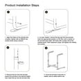 thumbnail image 3 of Support de Canapé, Robuste Facile à Installer 6 Hauteurs Réglables Marron Poignées TPE pour Aînés Mobilité, 3 of 7