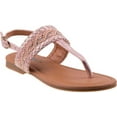 thumbnail image 2 of Kensie Girl open-toe Thong Sandal with Rhinestone Accents., 2 of 7